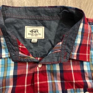 Ecko Unltd plaid shirt